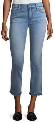 Burberry Cropped Jeans W/ Frayed Cuffs