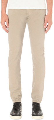 AG Jeans Stockton slim-fit skinny stretch-cotton chinos