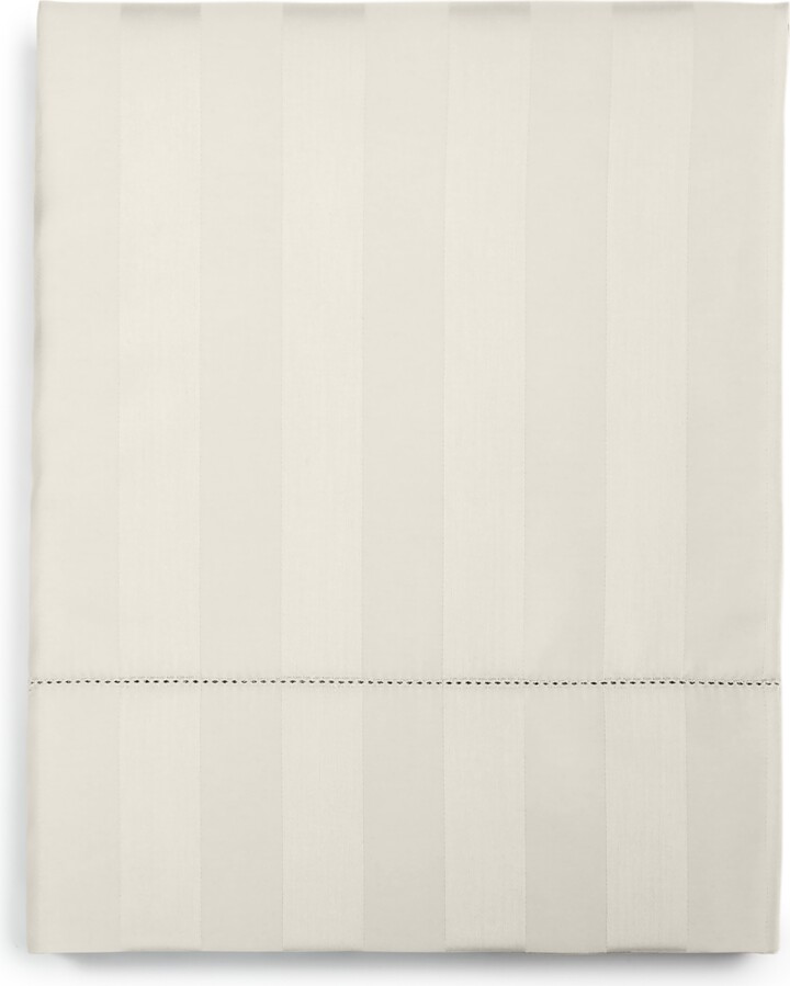 Low Profile (7-10 inches) 608 Damask Stripe Sheet Set, King - Linen