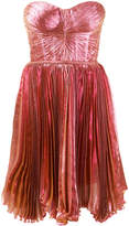 Thumbnail for your product : Maria Lucia Hohan Lolicactus metallic pleated bandeau dress