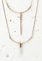 Thumbnail for your product : Forever 21 Faux Crystal Pendant Necklace Set