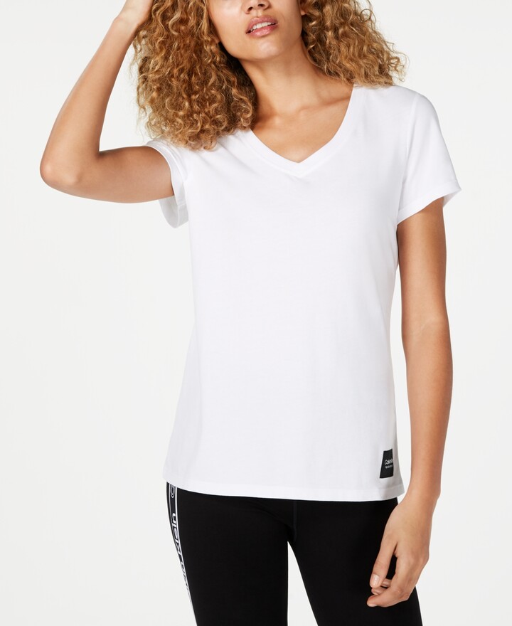 Calvin Klein V Neck T Shirts | ShopStyle