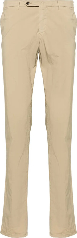 PT Torino Mid-Rise Slim-Fit Trousers