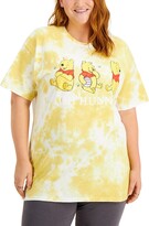 Thumbnail for your product : Disney Plus Oh Hunny Womens Cotton Tie-Dye Graphic T-Shirt