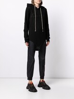 Thumbnail for your product : RICK OWENS X CHAMPION Logo-Embroidered Hooded Body