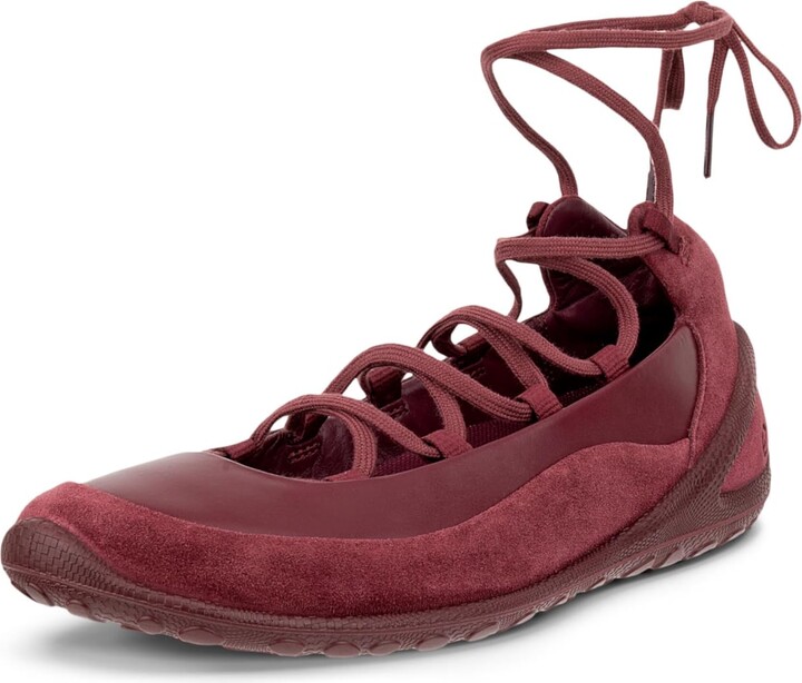 ECCO Women's Biom Lite Ghillie Tie Ballerina Sneaker