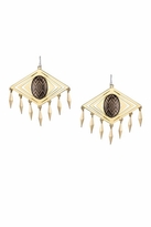 Thumbnail for your product : House Of Harlow Smoky Diamond Tassel Earrings in Smoky Gold