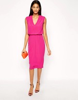Thumbnail for your product : ASOS Pencil Dress With V Neck