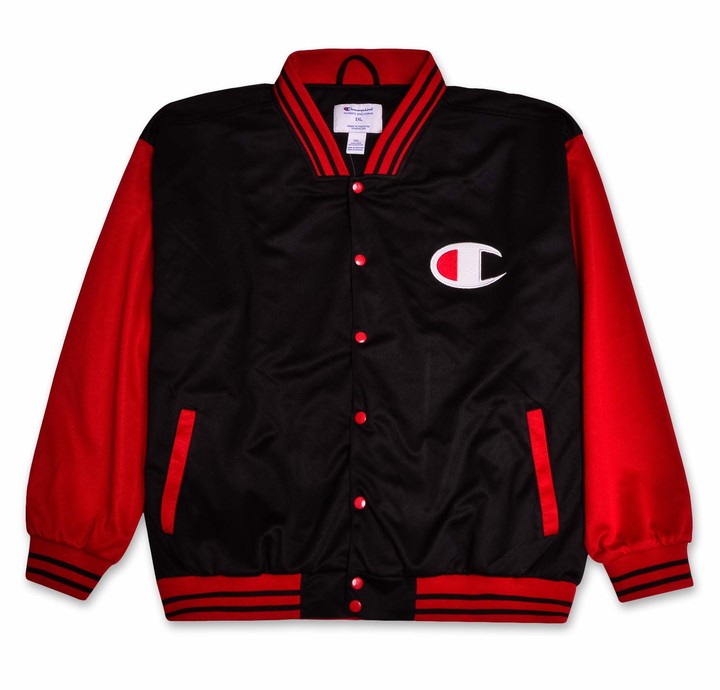 champion jackets red