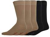 Thumbnail for your product : Dockers 5 Pack Classics Dress Flat Knit Crew Socks