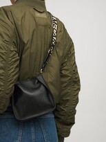 Thumbnail for your product : Stella McCartney Hobo Logo Faux Leather Shoulder Bag