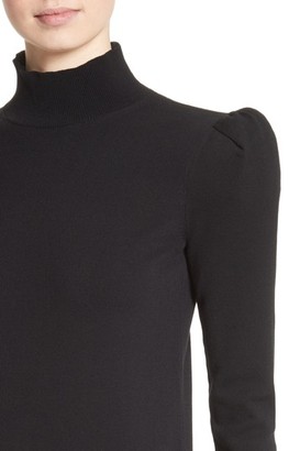 Co Women's Cashmere Puff Shoulder Turtleneck Sweater