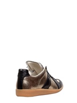 Thumbnail for your product : Maison Martin Margiela 7812 Metallic Leather Sneakers