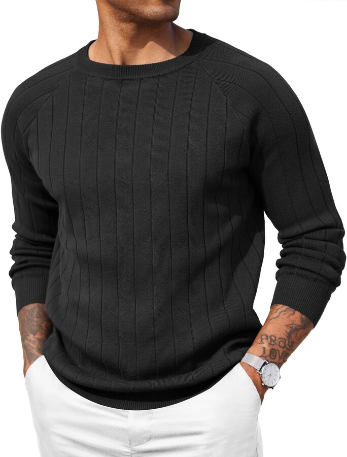Mens Quilted Quarter Zip Pullover COOFANDY Men's Quarter-Zip Knit