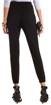 Thumbnail for your product : Charlotte Russe Textured Zipper Pocket Jogger Pants
