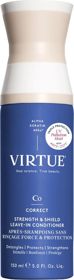 Virtue Strength & Shield Leave-In Conditioner with Heat Protectant 5 oz/150 mL