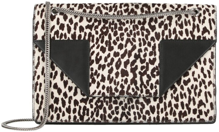 black leopard print bag