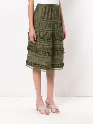 Olympiah Belvedere silk skirt