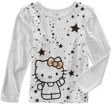 Thumbnail for your product : Hello Kitty Stars Glitter T-Shirt, Little Girls