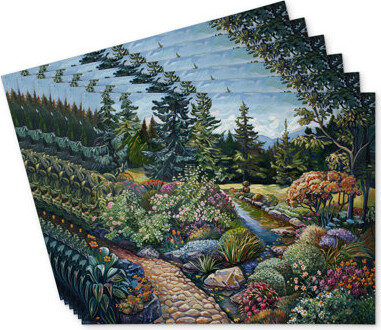 East Urban Home Garden Polyester Roksanda Set of 6 - Elegant Home Decor