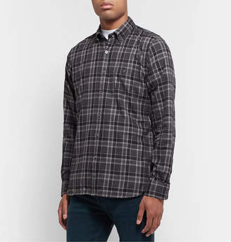 Todd Snyder Button-Down Collar Checked Cotton-Flannel Shirt - Men - Gray