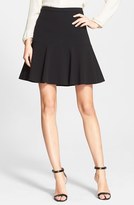 Thumbnail for your product : Halston Crepe Fit & Flare Skirt