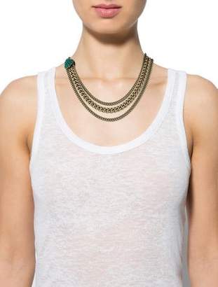 Giles & Brother Curb Chain Multistrand Necklace