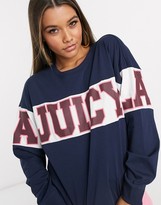 Thumbnail for your product : Juicy Couture jxjc juicy long sleeve colorblock graphic tee