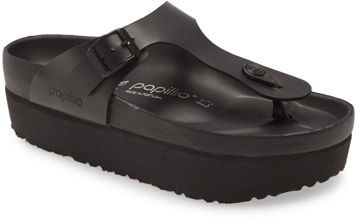 platform birkenstock like sandals