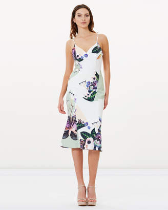 Lumier Fay V-Neck Print Dress
