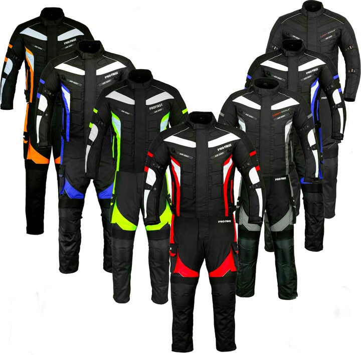 INFLORI Waterproof Motorbike/Motorcycle 2 Piece Full Suit Cordura