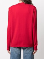 Thumbnail for your product : Céline Pre-Owned 2000s Pre-Owned Chain Print Round-Neck Cardigan