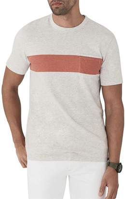 Faherty Men's Surf Striped Pocket T-Shirt