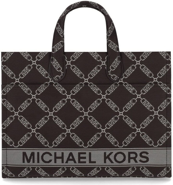 Michael Kors Voyager Medium Logo Jacquard Tote Bag - ShopStyle