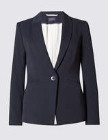 Thumbnail for your product : M&S Collection 1 Button Welt Pocket Blazer