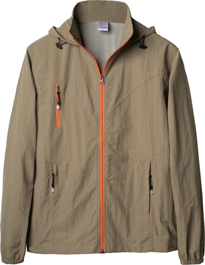 Oralidera Men's Summer Thin Track Jackets Multi Pockets