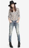 Thumbnail for your product : Express Mid Rise Jean Legging