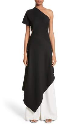 Rosetta Getty One-Shoulder Asymmetrical Jersey Dress