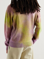 Thumbnail for your product : The Elder Statesman Tie-Dyed Cashmere Sweater - Men - Purple - S