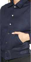 Thumbnail for your product : 7 For All Mankind Indigo Bomber Jacket