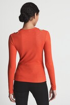Thumbnail for your product : Reiss Cut Out Jersey Top