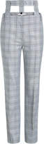 Tibi Cooper Tailored Wool Pants with  