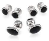 Thumbnail for your product : Saks Fifth Avenue Black Agate Stud & Cuff Link Set