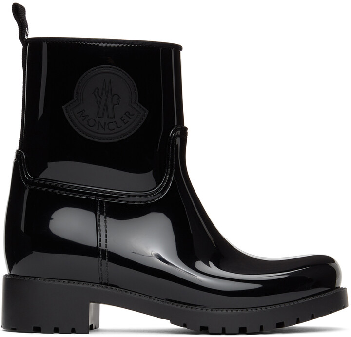 heeled rubber boots