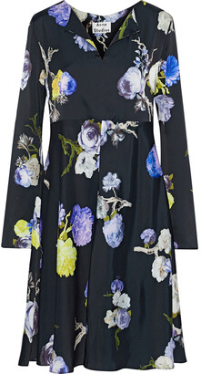 Acne Studios Dahari Floral-print Satin Dress