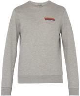 Thumbnail for your product : A.P.C. Electronic Cotton Blend Sweatshirt - Mens - Grey