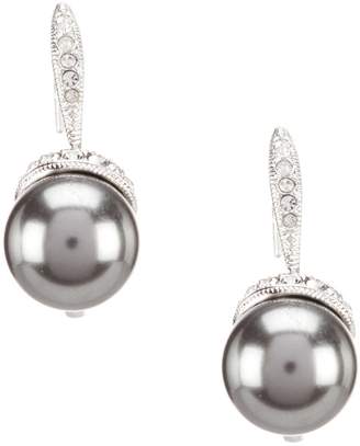 Nadri Pav -Capped Faux-Pearl Drop Earrings