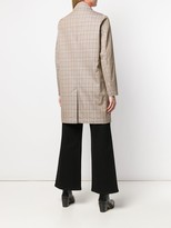 Thumbnail for your product : Calvin Klein Patched Glen Check Coat