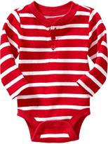 Thumbnail for your product : Old Navy Waffle-Knit Henley Bodysuits for Baby