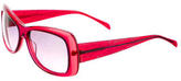 Thumbnail for your product : Judith Leiber Rectangular Embellished Sunglasses